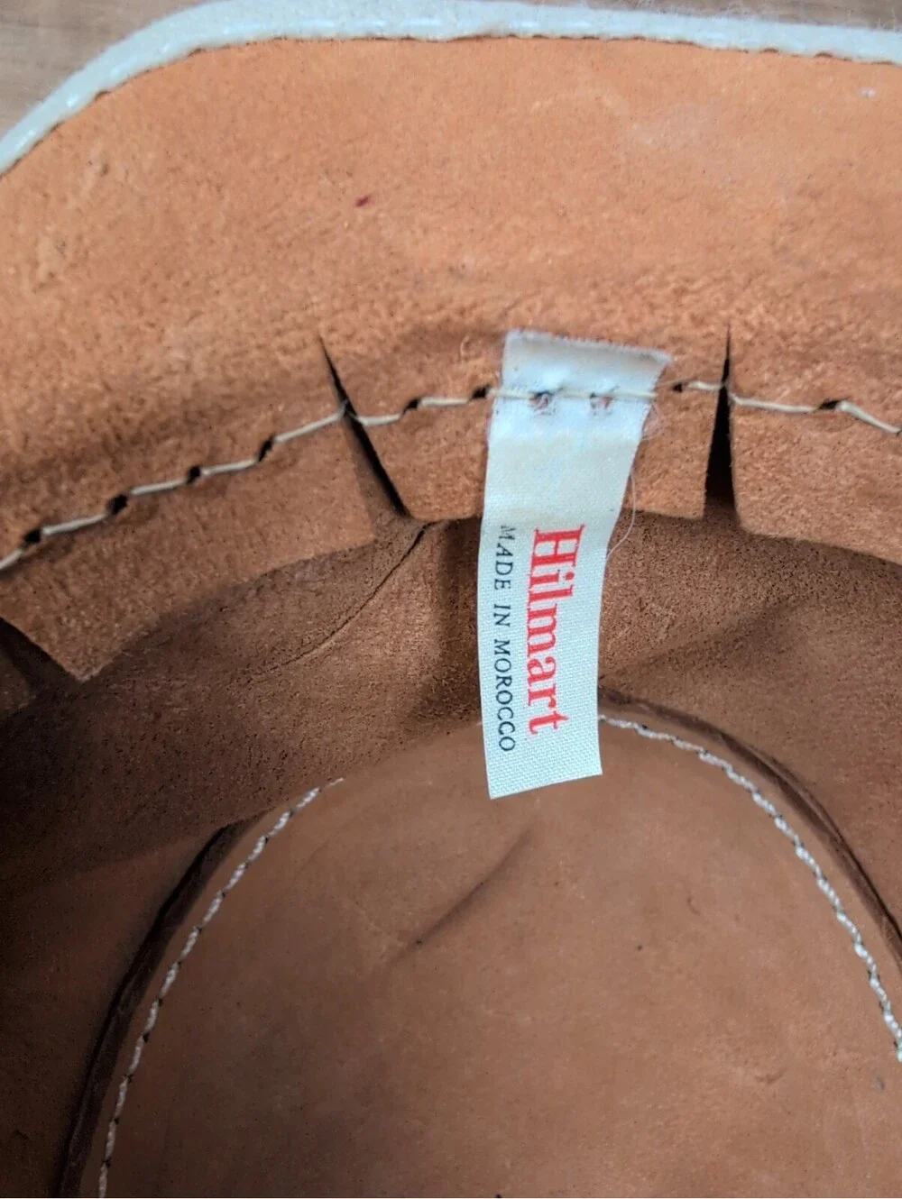 Leather Cowboy Hat Brown Handcrafted Leather  Hat Western Style Leather Aussie